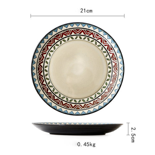 Vintage Japanese Style Ceramic Plates | Home & Garden | Wiccan Center