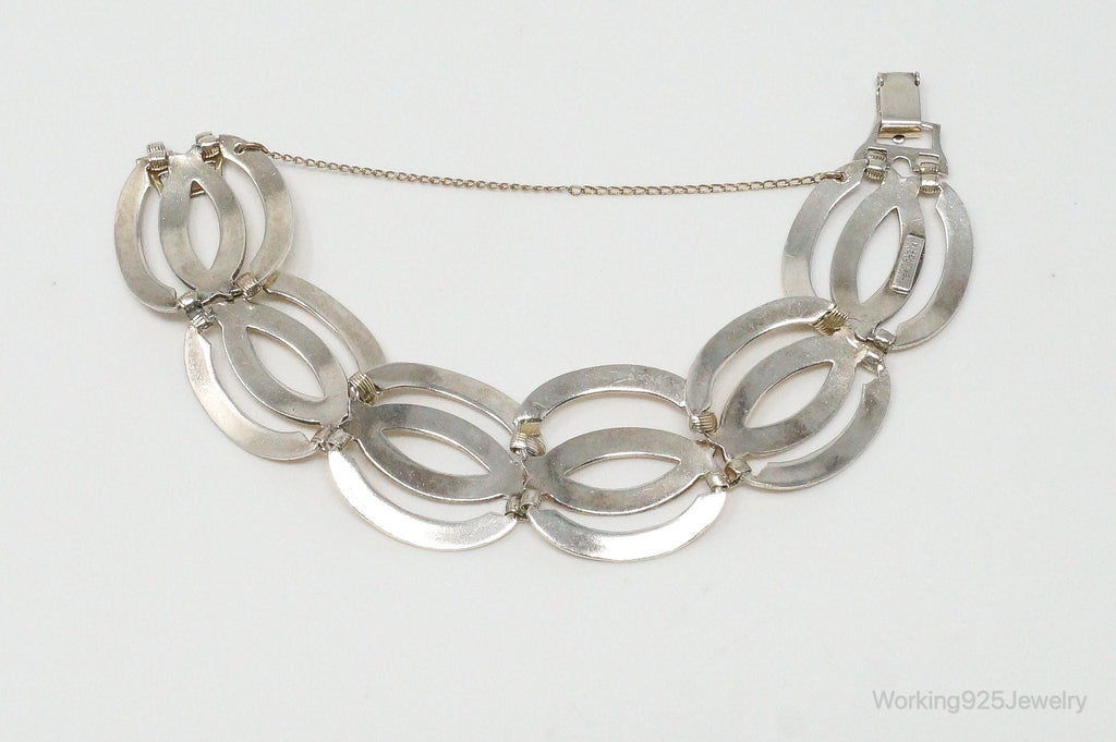 Vintage Designer Symmetalic 14K Gold Art Deco Sterling Silver Bracelet | Jewelry > Bracelets | Wiccan Center