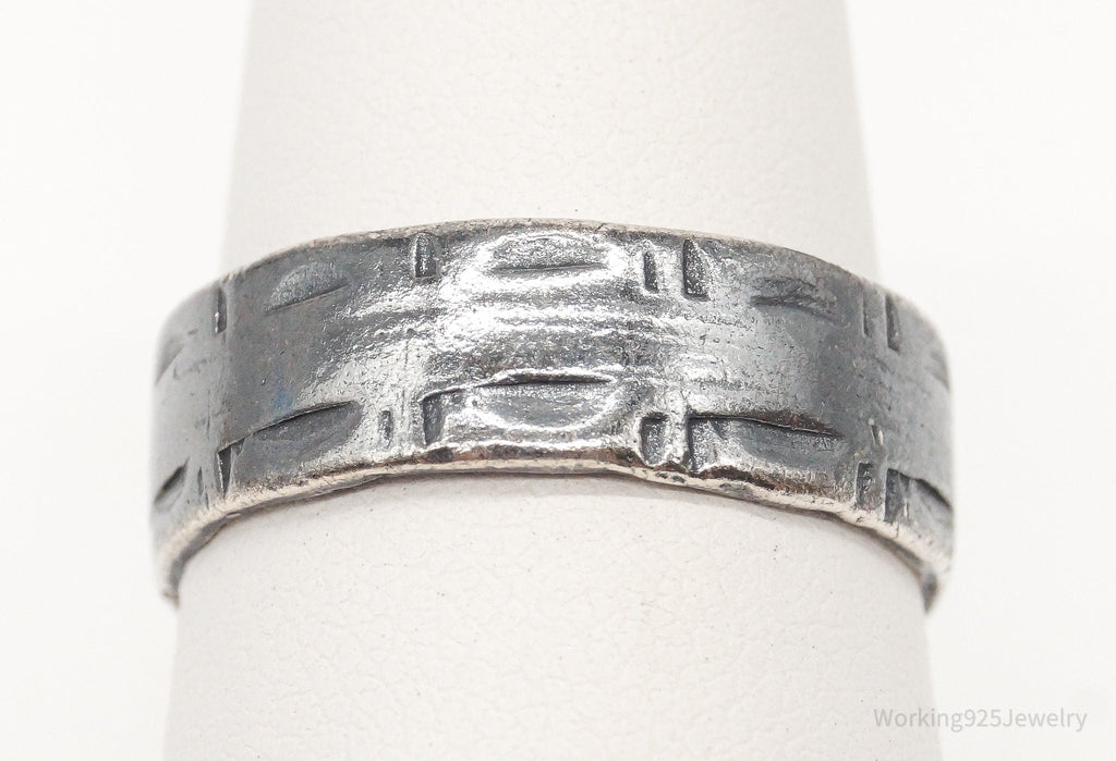 Antique Sterling Silver Band Ring - Size 7 | Jewelry > Rings | Wiccan Center