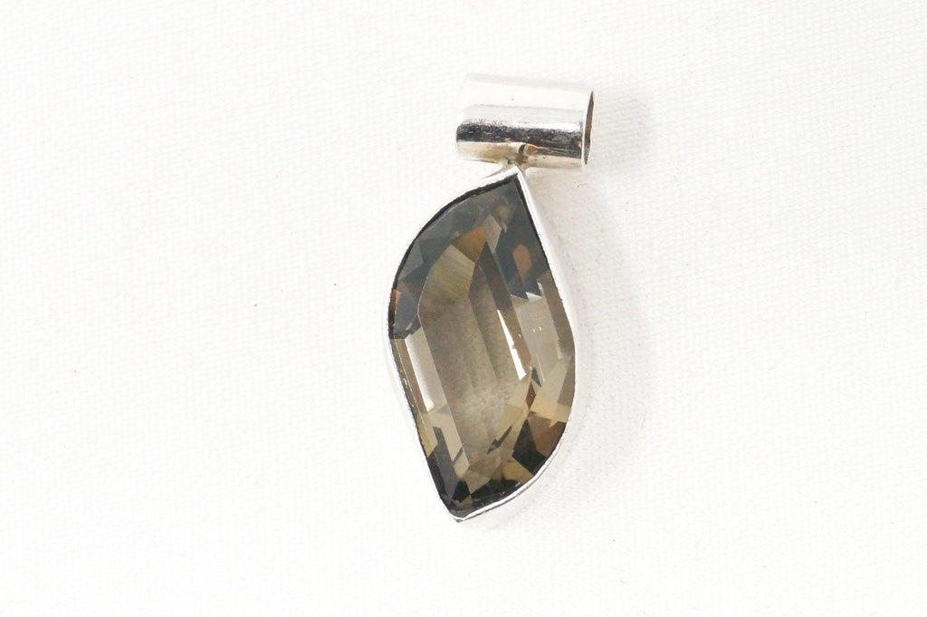 Vintage Smoky Topaz Mexico Southwestern Style Sterling Silver Pendant | Jewelry > Necklaces > Pendants | Wiccan Center