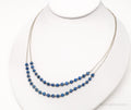 Vintage Southwest Carolyn Pollack Lapis Lazuli Bead Sterling Silver Necklace 23" | Jewelry > Necklaces | Wiccan Center