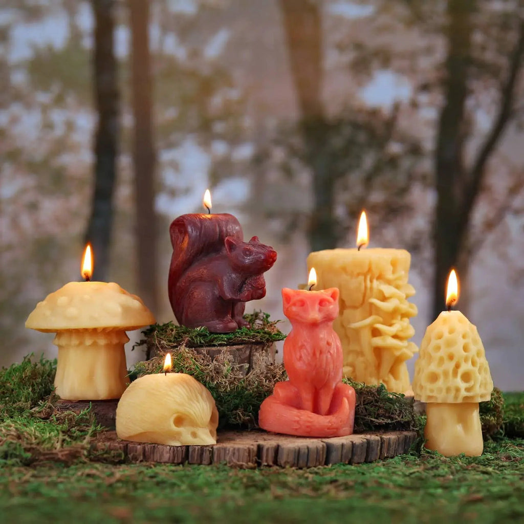 Hedgehog Candle – 100% Pure Beeswax – Handcrafted | | Wiccan Center