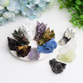 Dragon Head - Assorted Gemstone Carving (1.5") | Carvings | Wiccan Center