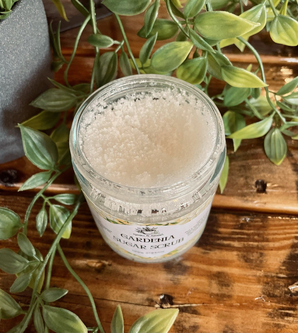 Gardenia Sugar Scrub | Personal Care & Wellness | Wiccan Center
