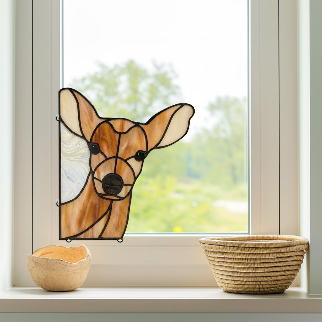 Deer Buddy Stained Glass Pattern | Crafting Patterns & Molds | Wiccan Center
