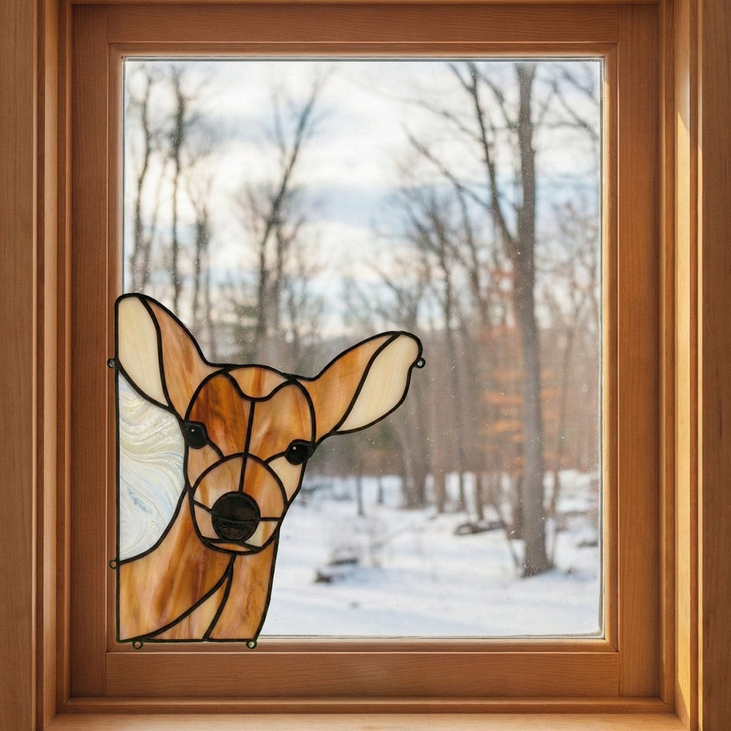 Deer Buddy Stained Glass Pattern | Crafting Patterns & Molds | Wiccan Center