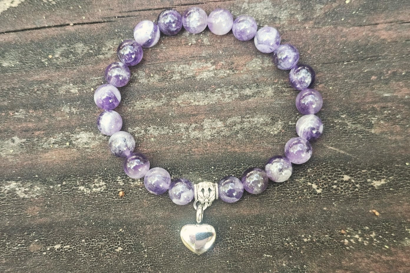 Dogtooth Amethyst Urn Bracelet