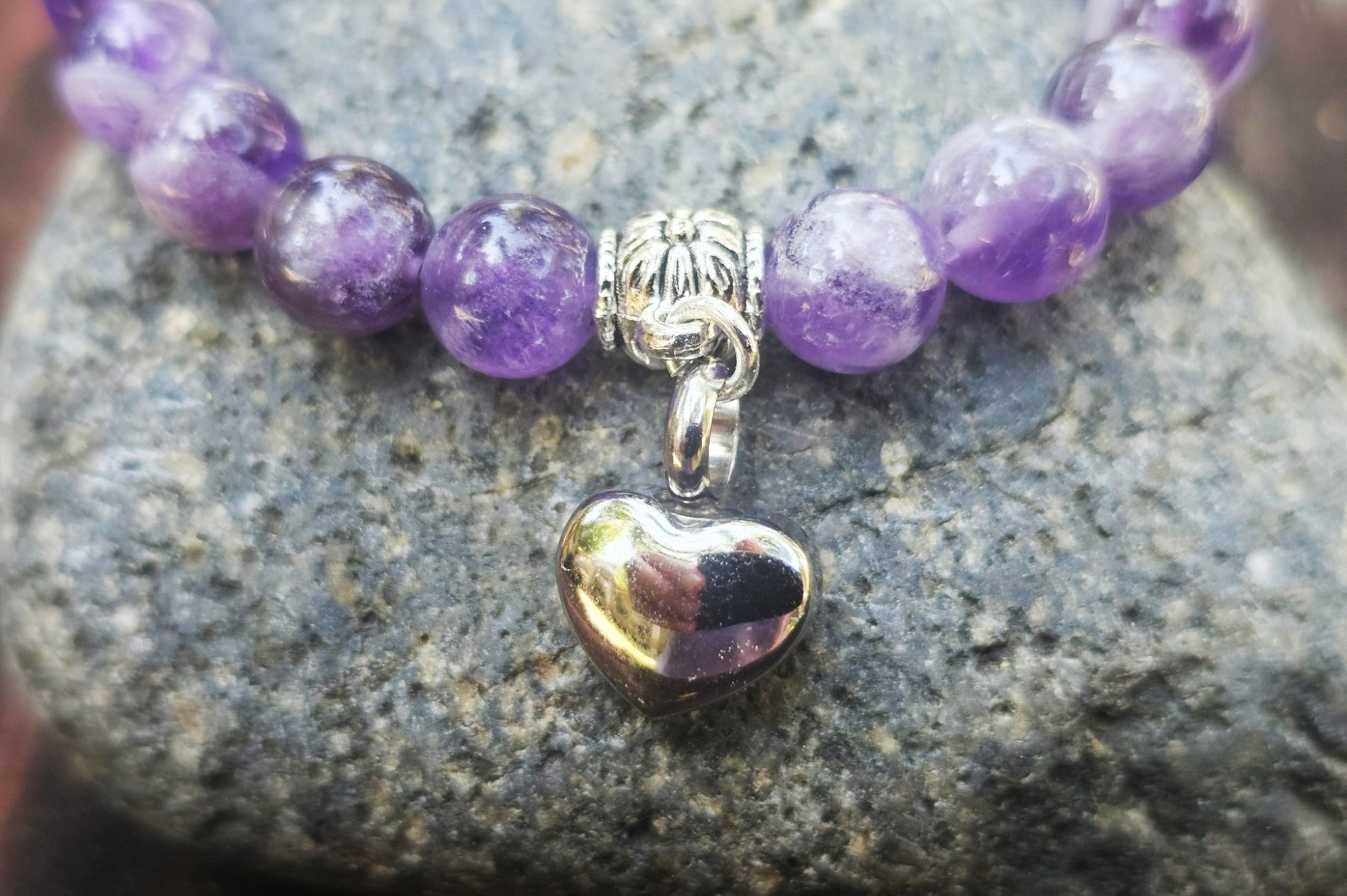 Dogtooth Amethyst Urn Bracelet