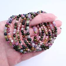 Mixed Tourmaline Bracelet 4mm | Jewelry-Bracelet | Wiccan Center