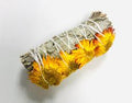 White Sage w/ Sunflowers 5" | Smudge | Wiccan Center