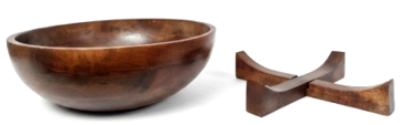 Mango Wood Bowl with Stand