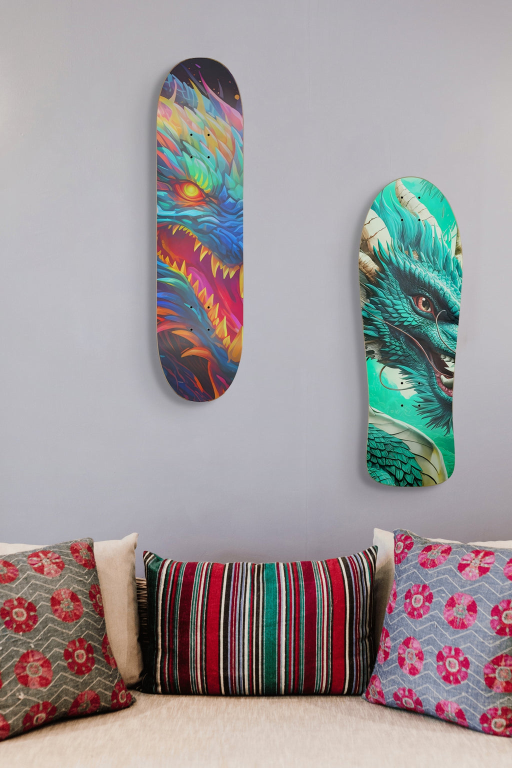 Custom Green Dragon Skateboard – Personalized Maple Deck | Skateboard | Wiccan Center
