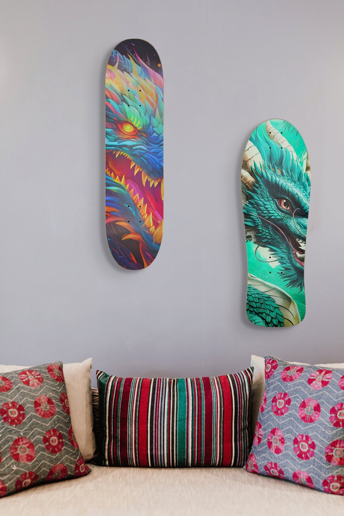 Custom Green Dragon Skateboard – Personalized Maple Deck | Skateboard | Wiccan Center