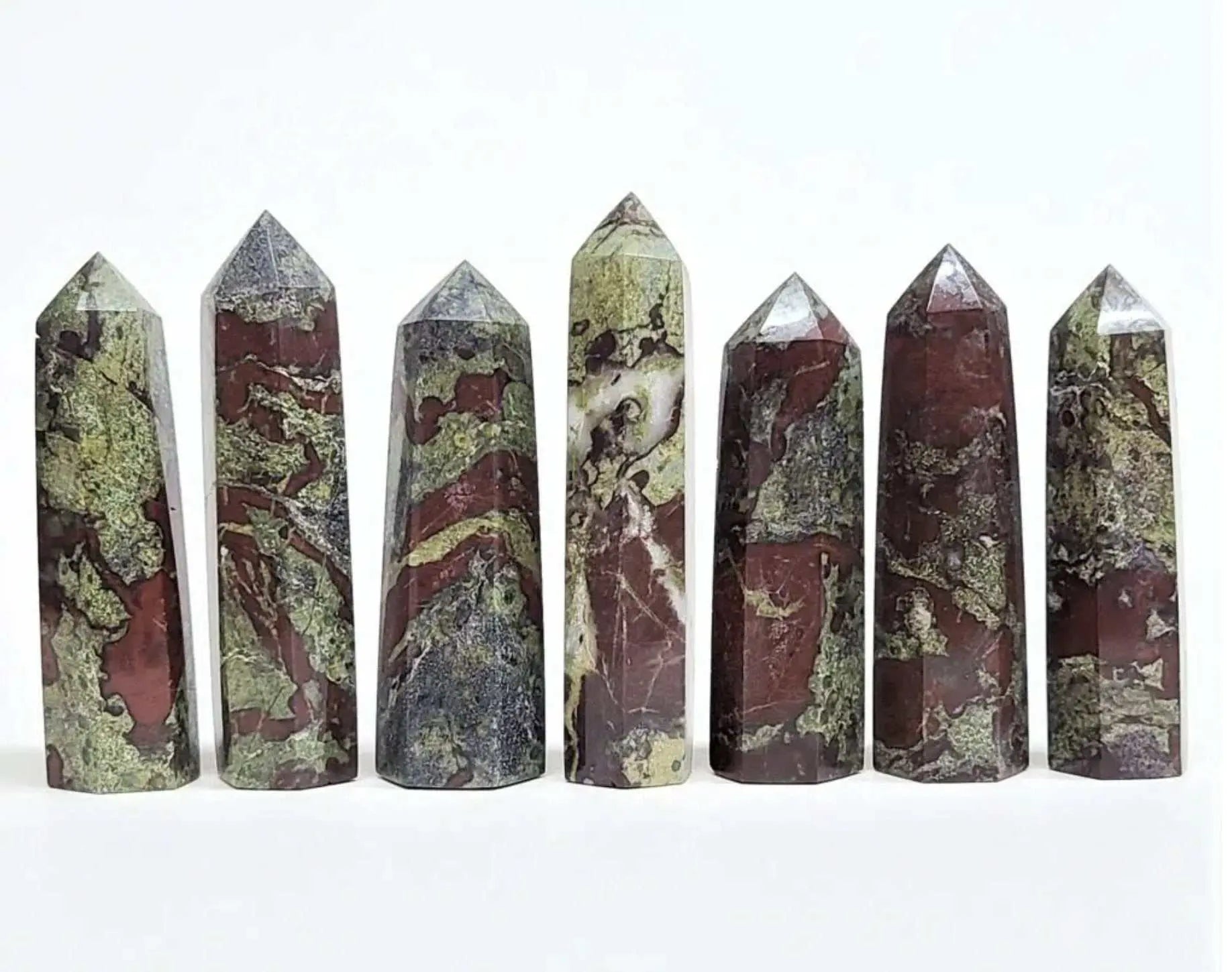 Dragon Blood Jasper Destiny Tower | Bloodstone | Wiccan Center