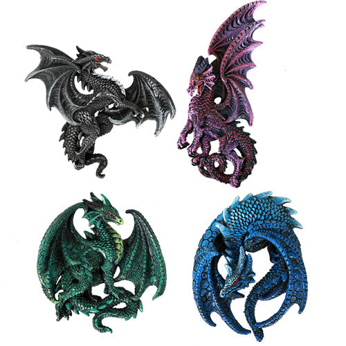 Dragon Magnets Set 2 | Dragon Boxes Coasters Incense Burners Other Housewares | Wiccan Center