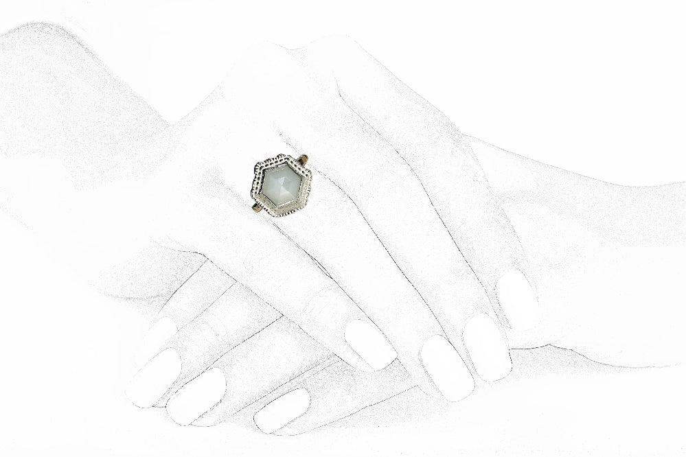 Hex Gemstone Ring | Rings | Wiccan Center