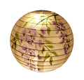 16-Inch Wisteria Inspired Hanging Paper Lantern - Beautiful Chinese & Japanese Decorative Accent