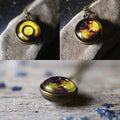Voyager Golden Record Double-Sided Necklace | Necklace | Wiccan Center