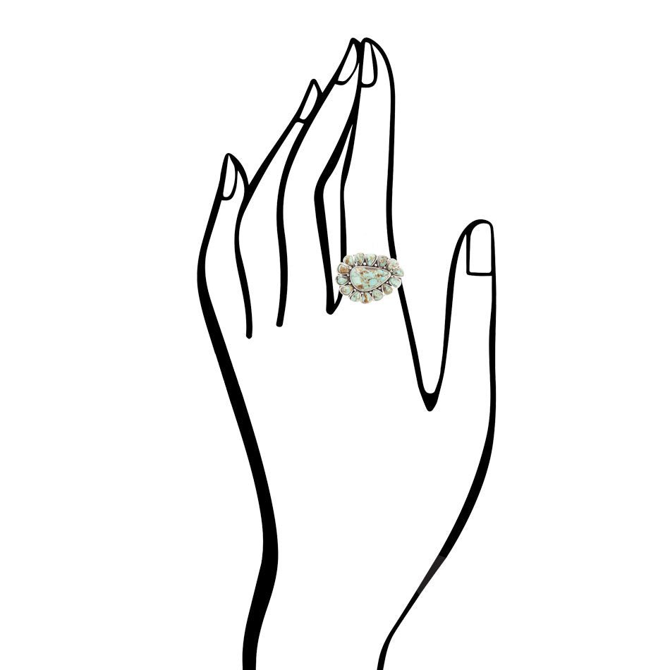 Durango Turquoise Multi-Stone Ring | Rings | Wiccan Center