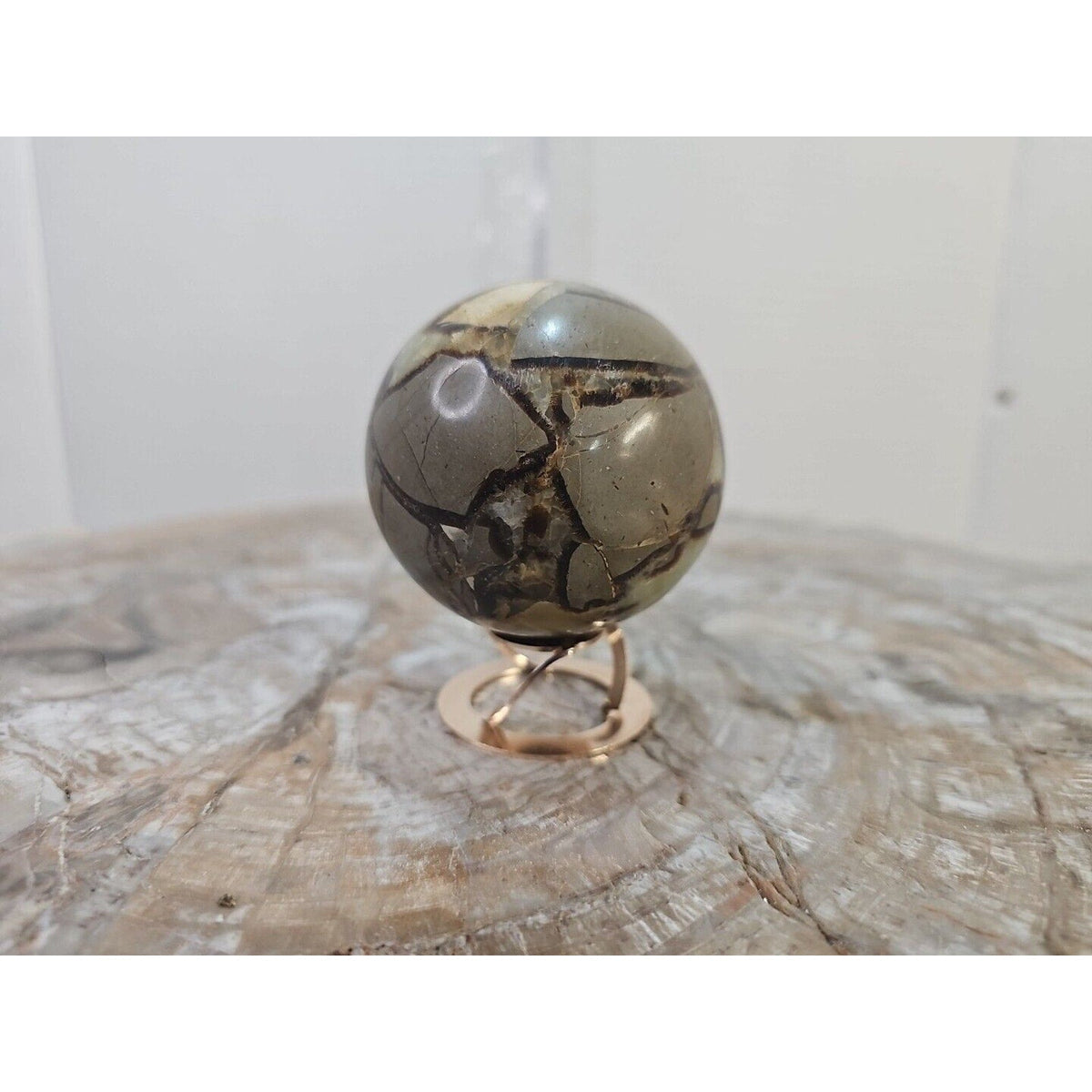 1pcs 241g Natural Septarian Sphere Crystal Healing Energy