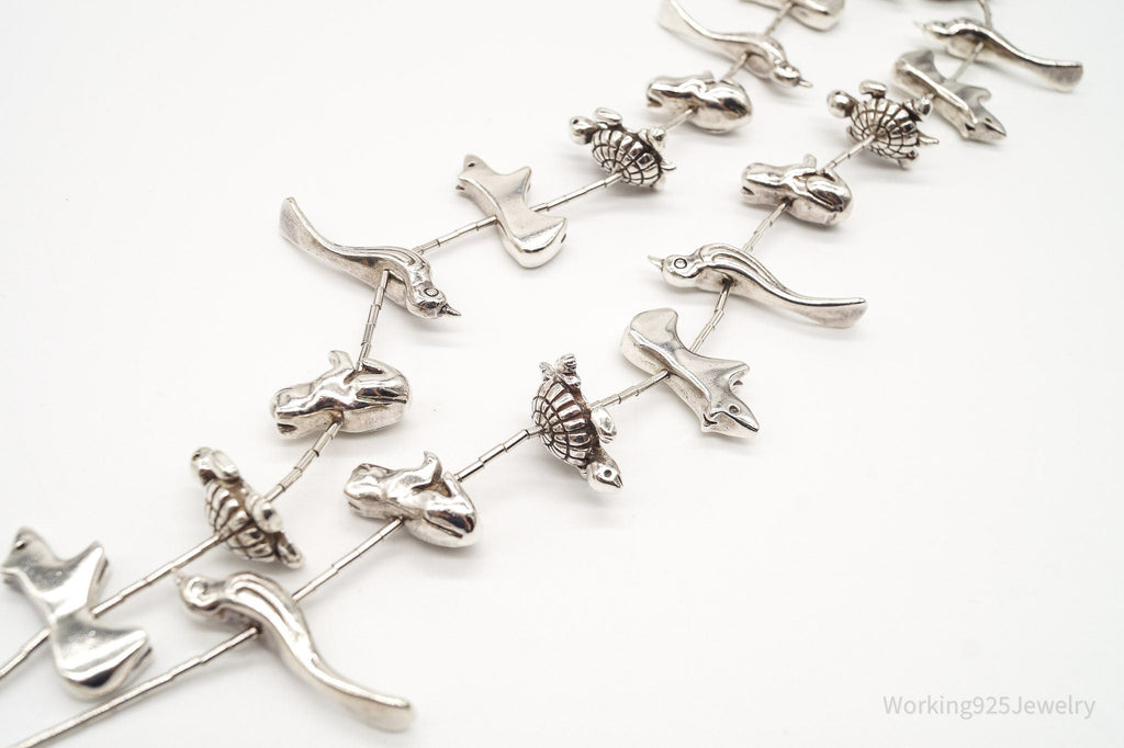 Vintage Native American Zuni Animal Fetish Silver Necklace | Jewelry > Necklaces > Pendants | Wiccan Center