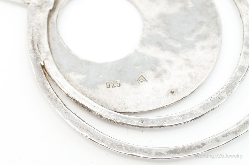 Retired Silpada Hammered Rings Sterling Silver Necklace Pendant | Jewelry > Necklaces > Pendants | Wiccan Center