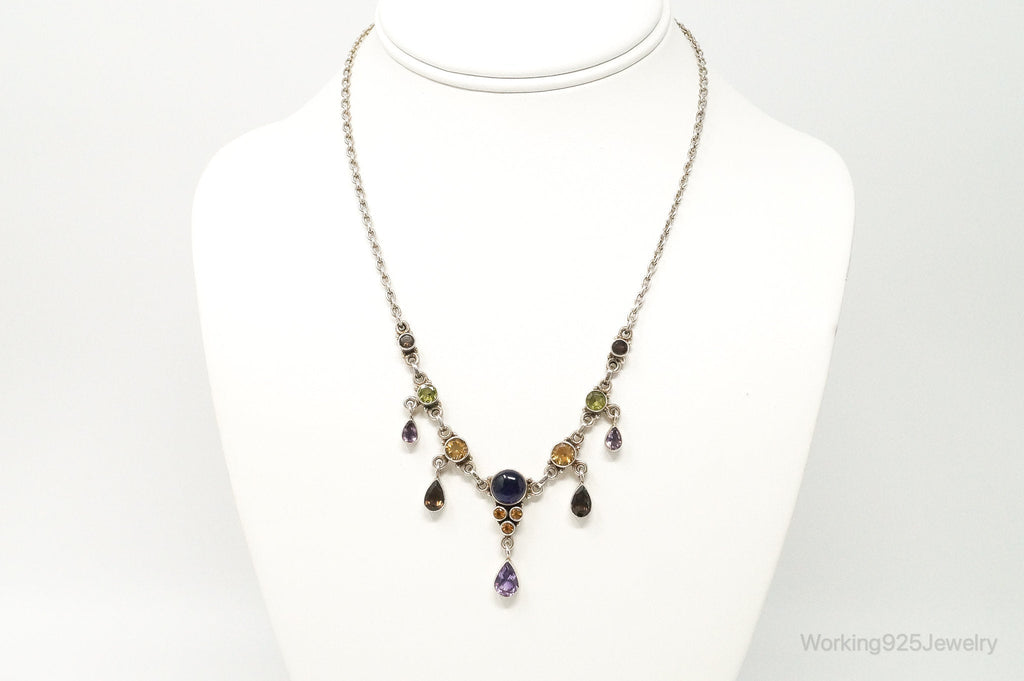 Vintage Designer Nicky Butler Multi Gem Sterling Silver Necklace | Jewelry > Necklaces > Pendants | Wiccan Center