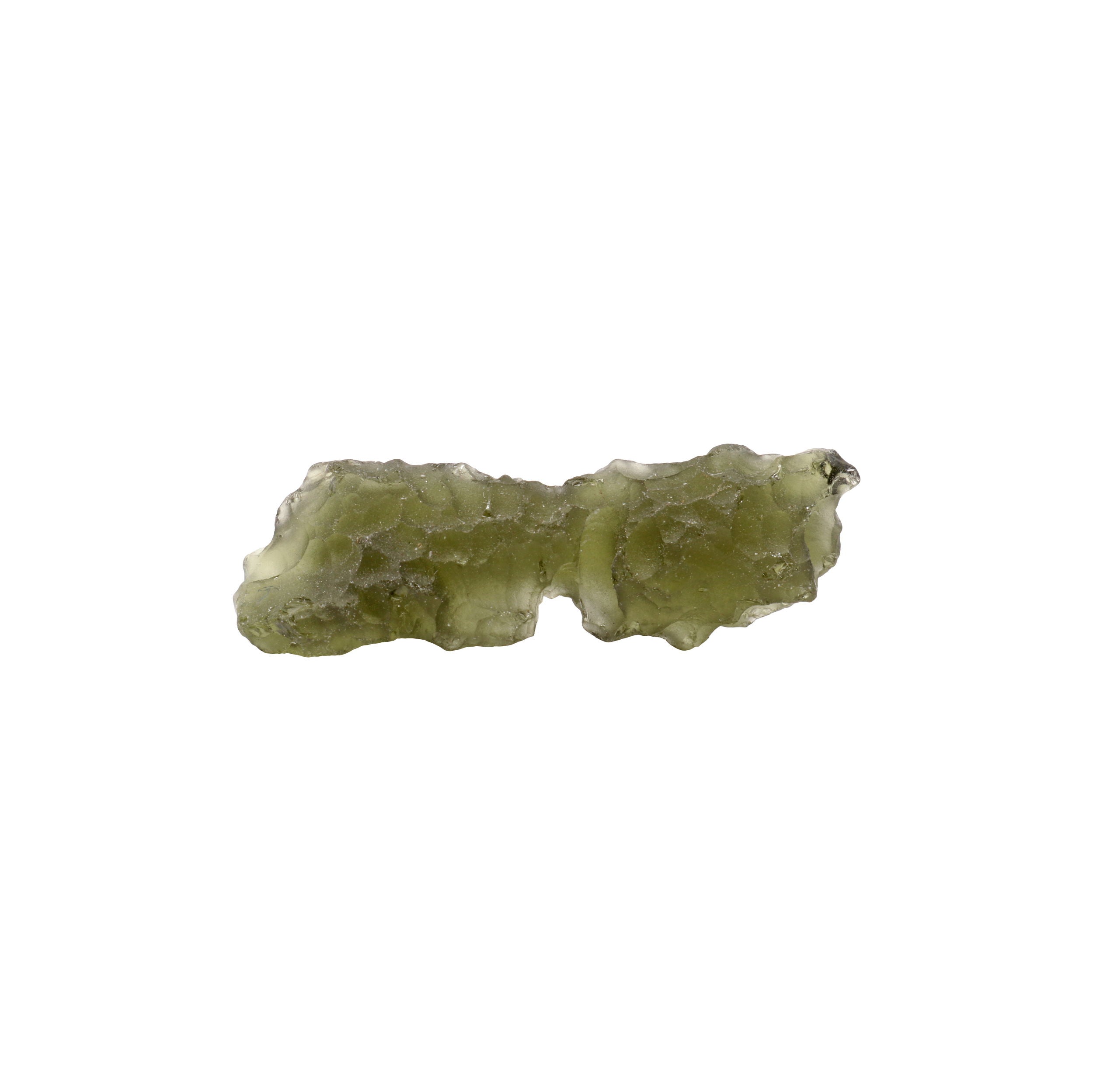Moldavite Tektite Raw Nugget -Rugged in Gel Case | Crystals & Minerals > Specimens | Wiccan Center