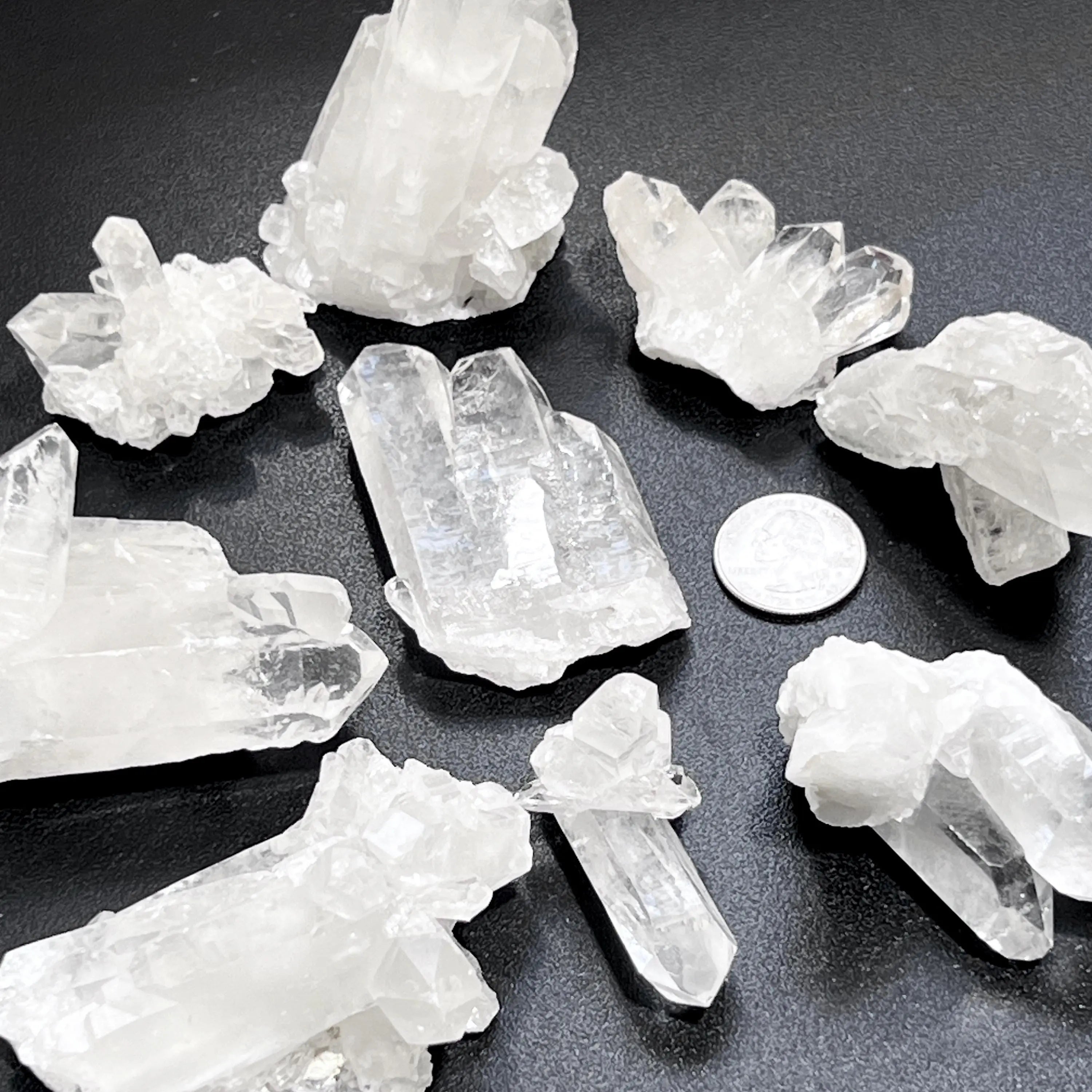 Extra Quality Clear Quartz Crystal Clusters Gemstone Decor Supply | Home & Living > Home Decor > Home Accents > Rocks & Geodes | Wiccan Center