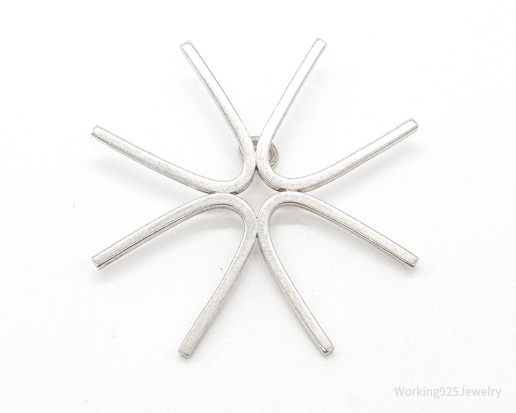 Large Vintage Modernist Sterling Silver Pendant | Jewelry > Necklaces > Pendants | Wiccan Center