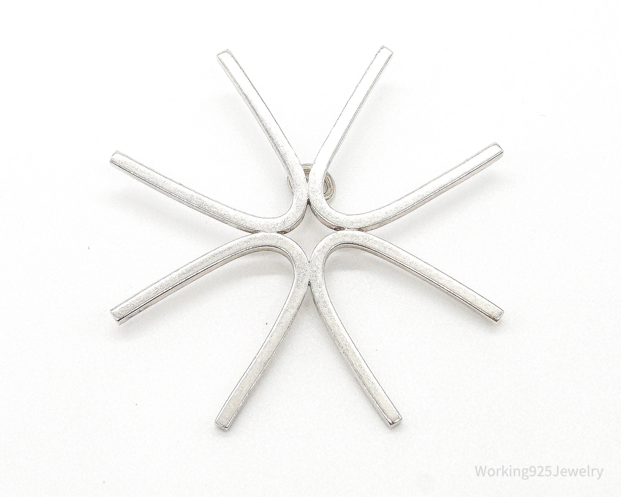 Large Vintage Modernist Sterling Silver Pendant | Jewelry > Necklaces > Pendants | Wiccan Center