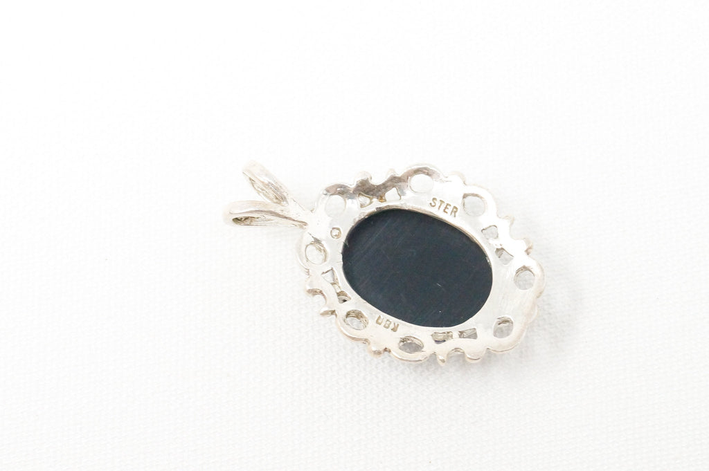 Vintage Designer KABANA Blue Lapis Lazuli Sterling Silver Necklace Pendant | Jewelry > Necklaces > Pendants | Wiccan Center