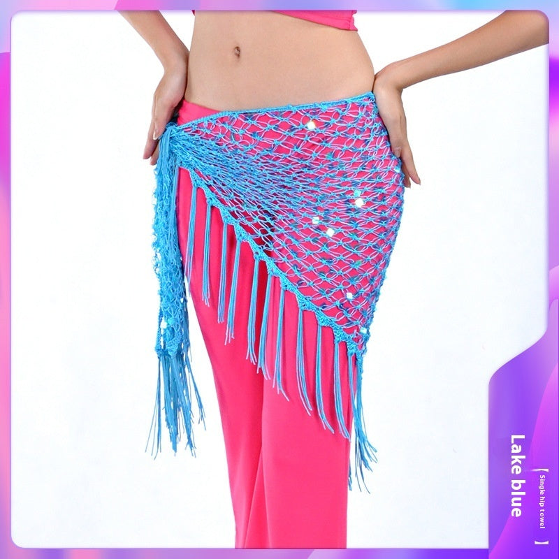 Mermaid Sequined Triangle Hip Scarf Clothing | 0 | Wiccan Center