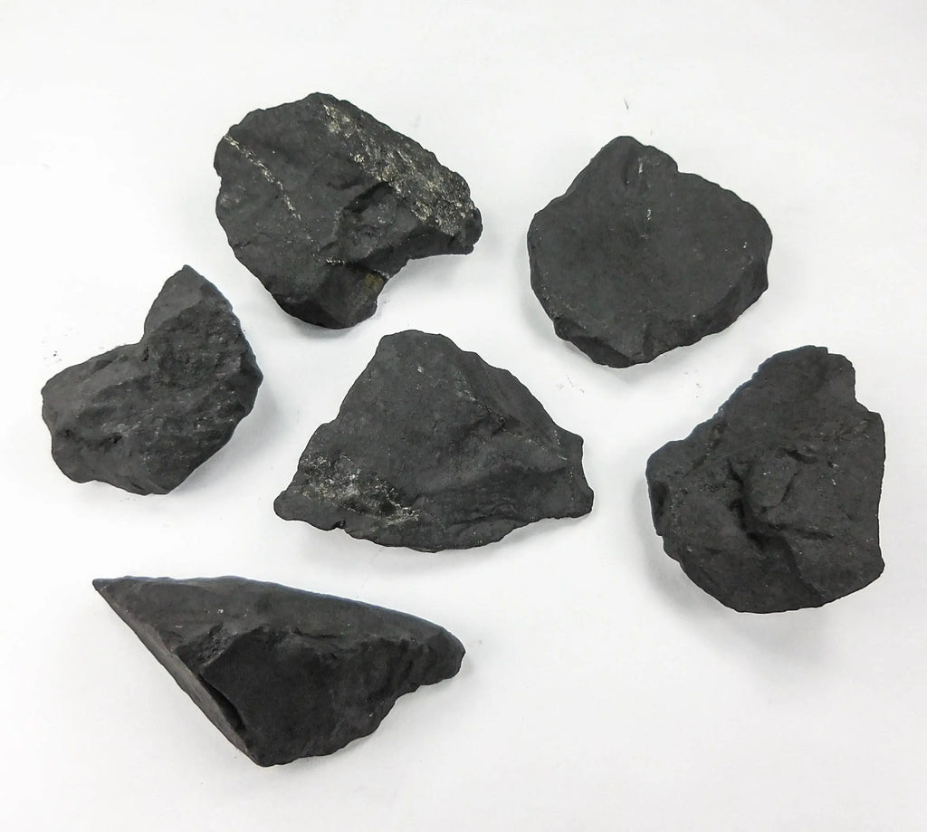 Black Shungite Type-2 Rough Raw Stones (By The Piece or Pound) Wholesale | Home & Living > Home Decor > Home Accents > Rocks & Geodes | Wiccan Center