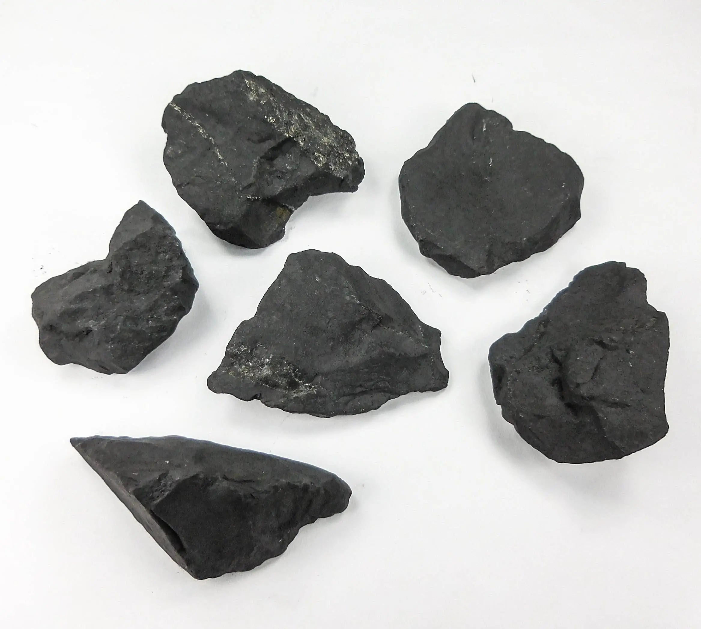 Black Shungite Type-2 Rough Raw Stones (By The Piece or Pound) Wholesale | Home & Living > Home Decor > Home Accents > Rocks & Geodes | Wiccan Center