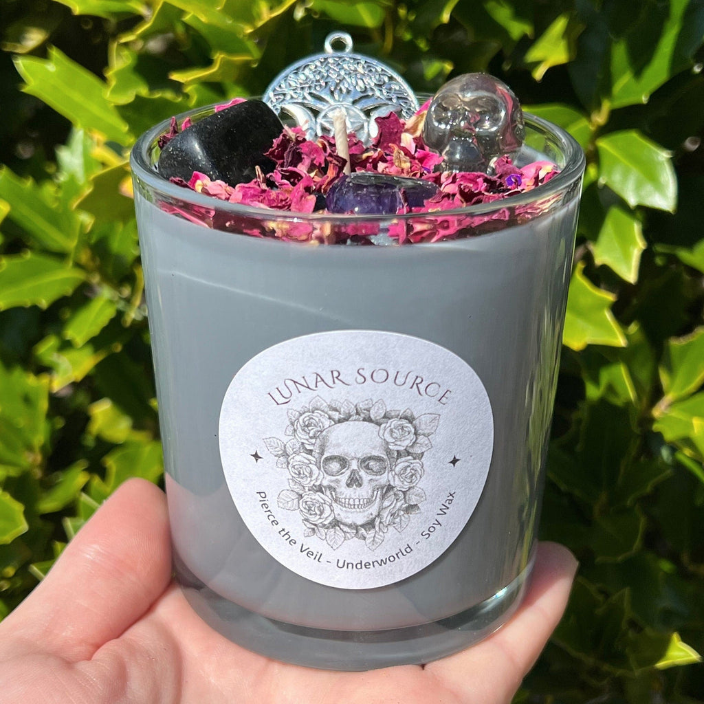 Thinning of the Veil Queen of Underworld Candle Persephone Offering Intention Pagan Witchcraft Magickal Ritual Altar Tool Crystal Deity Gift | | Wiccan Center