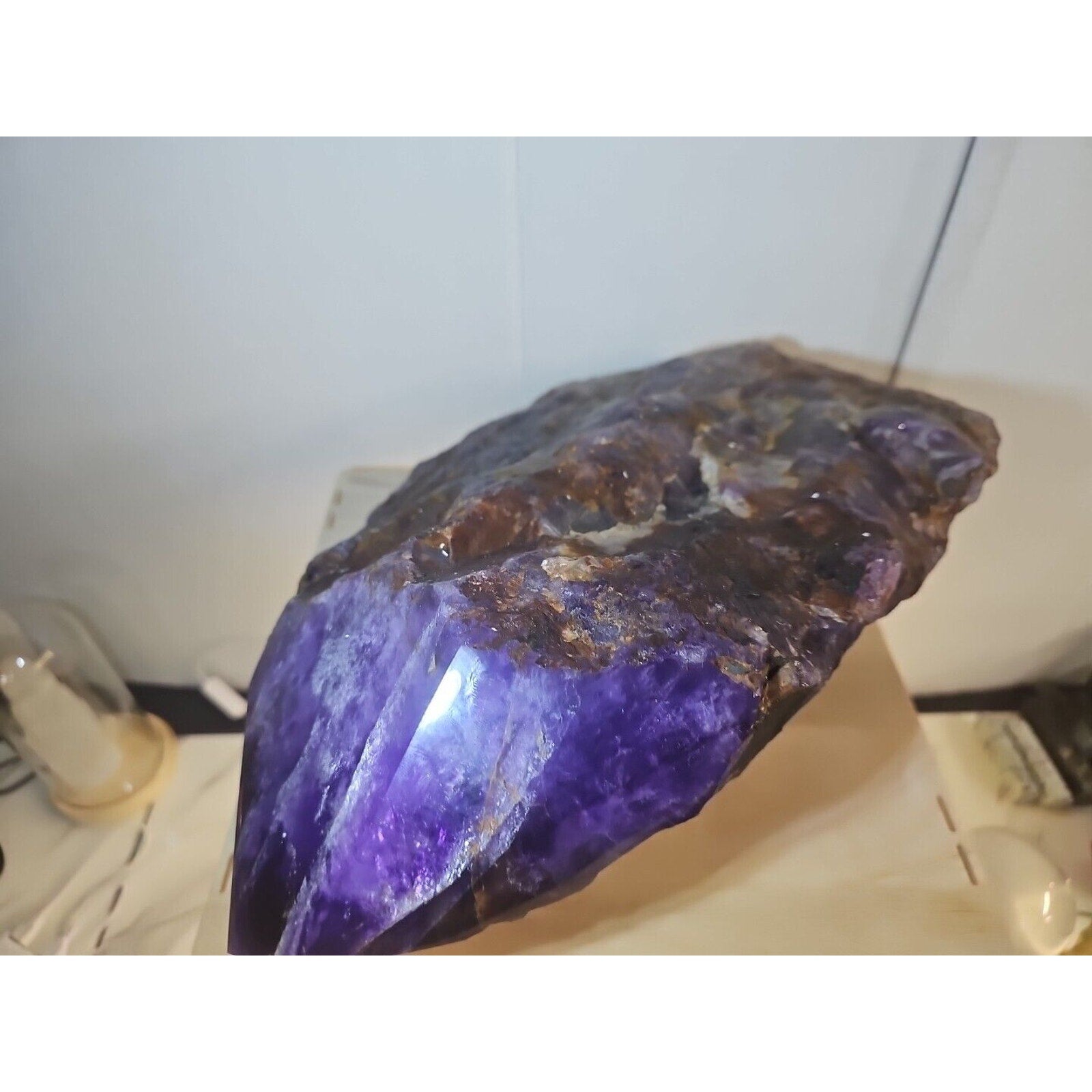 Large Natural Amethyst Geode Cluster — 36.3 lbs, Brazil | CrystalCloud Company | Geodes & Clusters | Wiccan Center