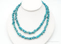 Long Vintage Southwestern Turquoise Nugget Beads String Necklace 36" | Jewelry > Necklaces > Pendants | Wiccan Center
