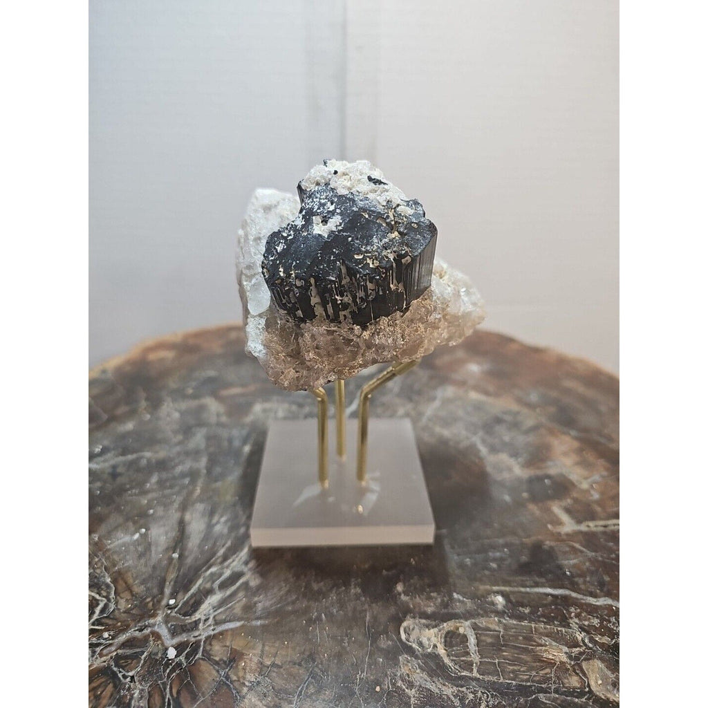 Black Tourmaline Raw Mineral Specimen — 1.11 lbs, Rough Natural Crystal | CrystalCloud Company | Mineral Specimens | Wiccan Center