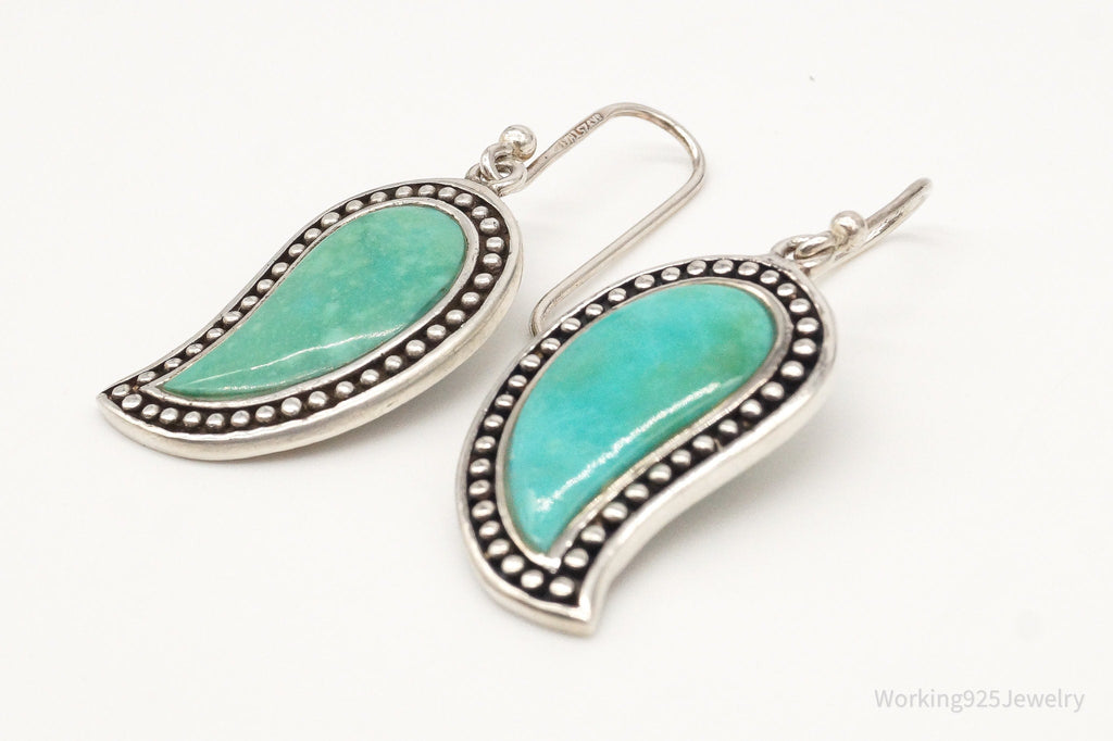 Designer SX Turquoise Sterling Silver Earrings | Jewelry > Earrings | Wiccan Center