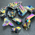 Titanium Aura Quartz Crystal Clusters And Rough Raw Points Wholesale | Home & Living > Home Decor > Home Accents > Rocks & Geodes | Wiccan Center
