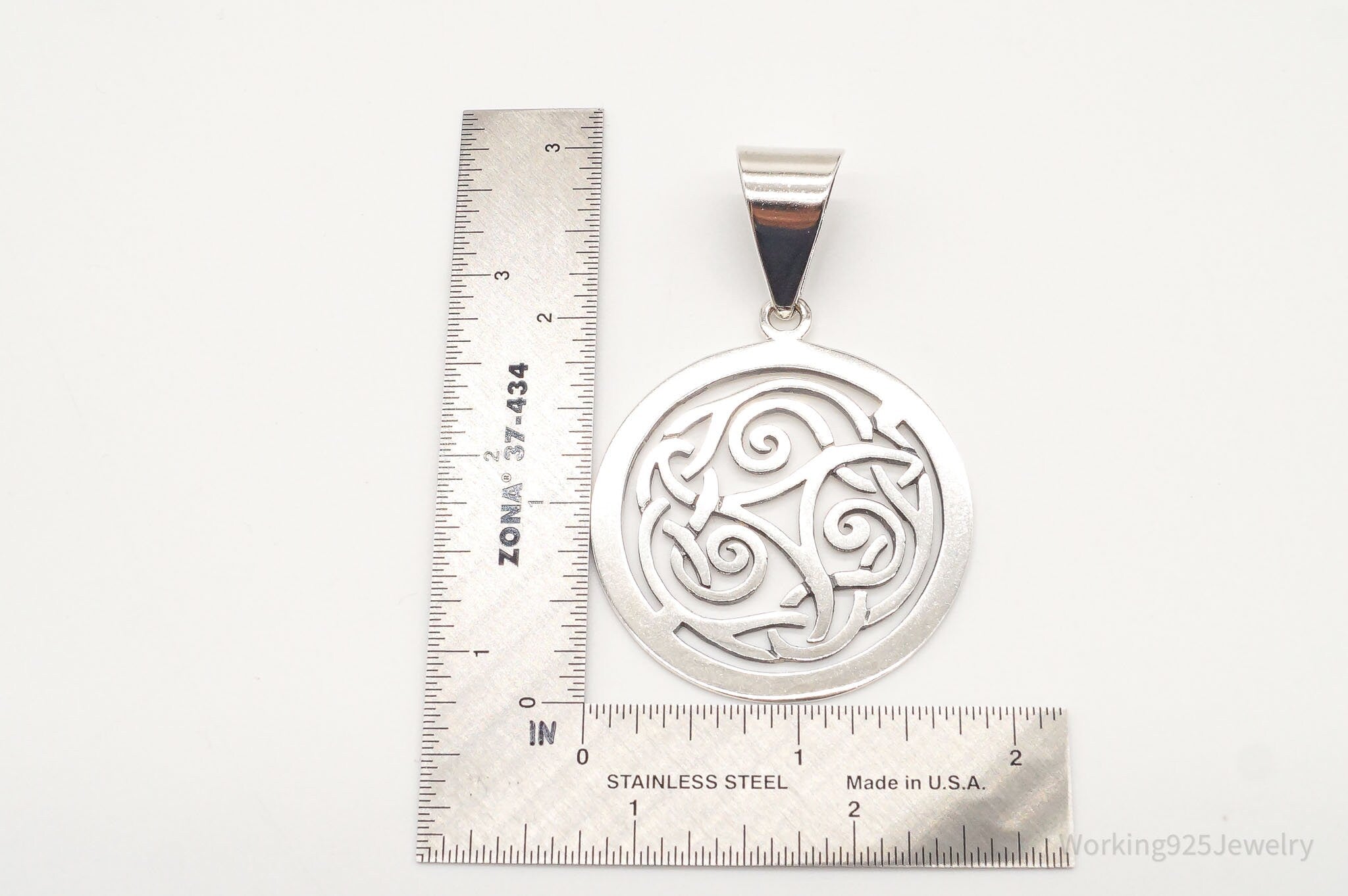 Vintage Retired Silpada Celtic Triskele Knot Sterling Silver Pendant | Jewelry > Necklaces > Pendants | Wiccan Center