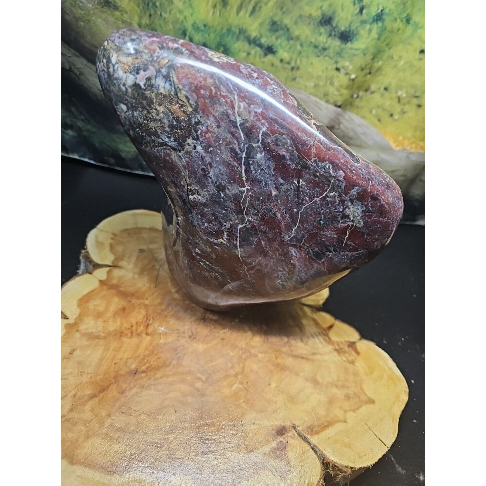 Chicken Blood Stone Quartz Crystal Mineral Specimen — 16.6 lbs, Vitality & Energy Stone | CrystalCloud Company