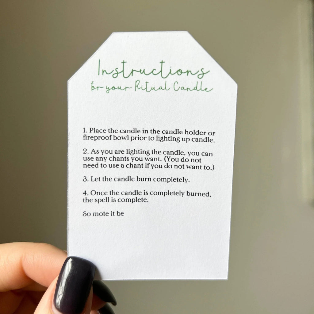 Unbinding Ritual Candle