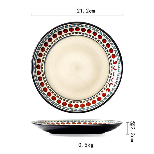 Vintage Japanese Style Ceramic Plates | Home & Garden | Wiccan Center