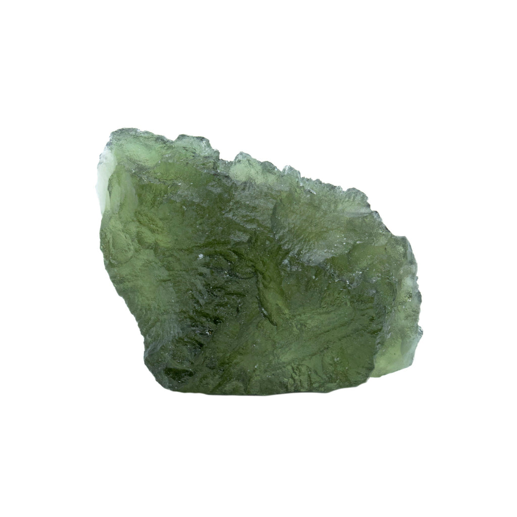 Moldavite Tektite Raw Nugget -Rugged in Gel Case | Crystals & Minerals > Specimens | Wiccan Center