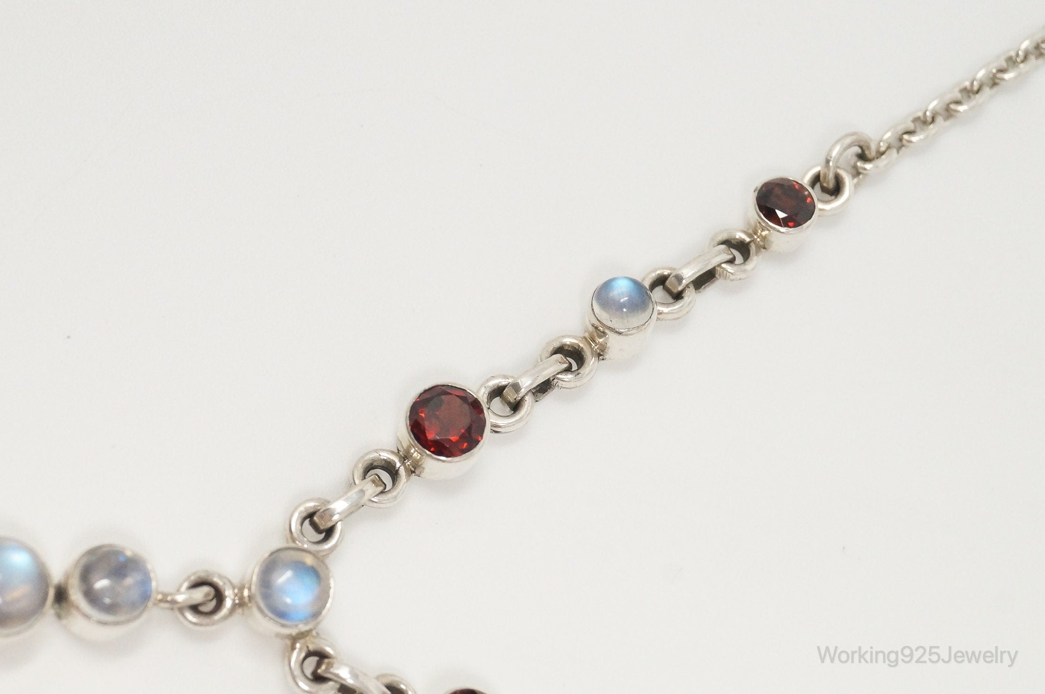 Designer Nicky Butler Moonstone Garnet Sterling Silver Necklace | Jewelry > Necklaces > Pendants | Wiccan Center