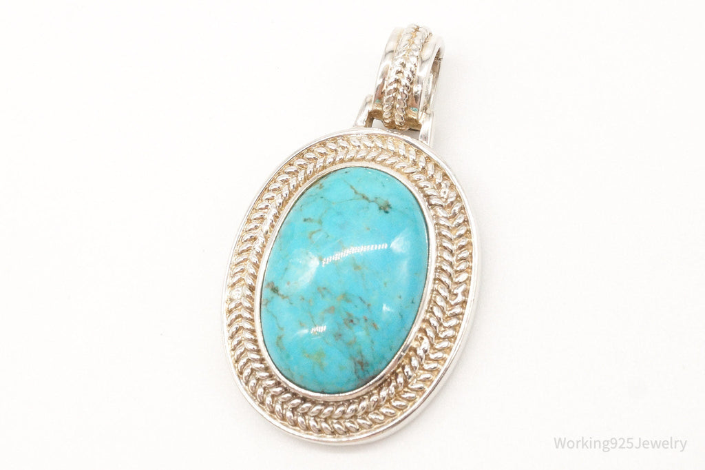 Designer Whitney Kelly Large Turquoise Sterling Silver Pendant | Jewelry > Necklaces > Pendants | Wiccan Center