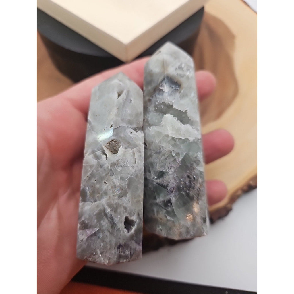 Fluorite Crystal Towers 1 Pair .56lb