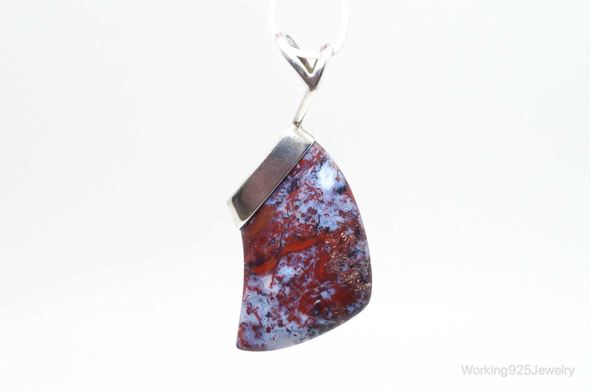 Large Designer Desert Rose Trading Co Ocean Jasper Sterling Silver Pendant | Jewelry > Necklaces > Pendants | Wiccan Center